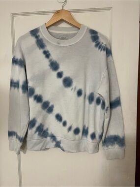 American Eagle Tie-Dye Crewneck Sweatshirt - Blue